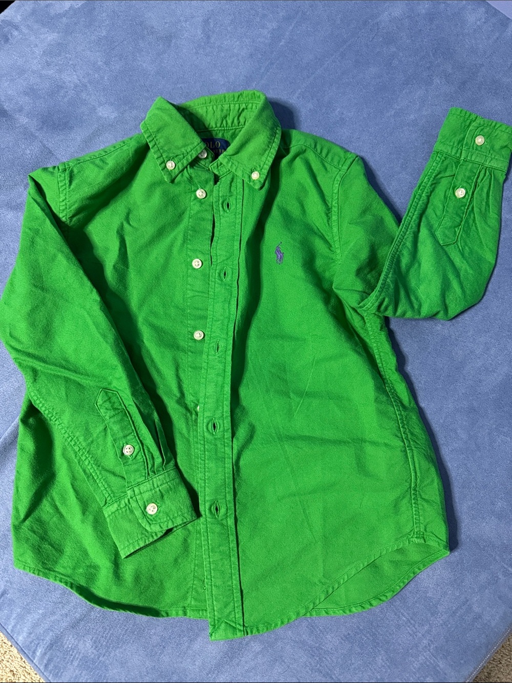 Polo by Ralph Lauren Kelly Green Button-Down Shirt